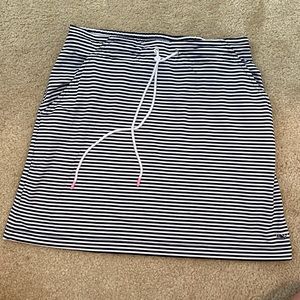 Vineyard Vines Navy Blur & White Skirt